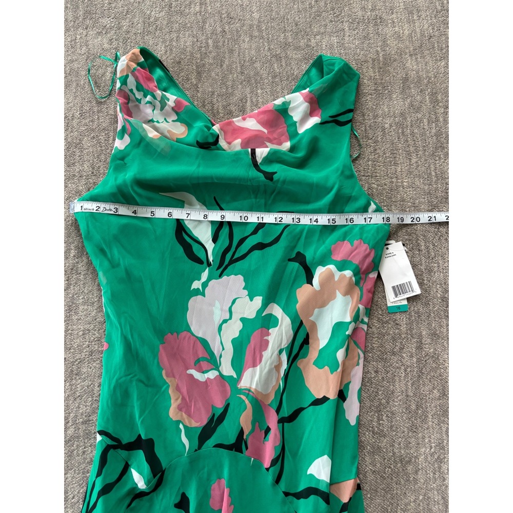 Women's Robbie Bee Drape Neck Midi Dress Size 16 NWT - Picture 10 of 11